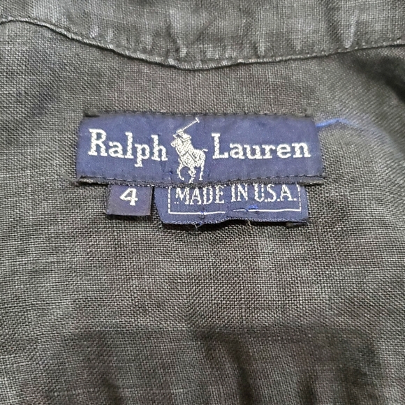 Vintage Navy Ralph Lauren Victorian Blouse Size Small Regency - Picture 2 of 7